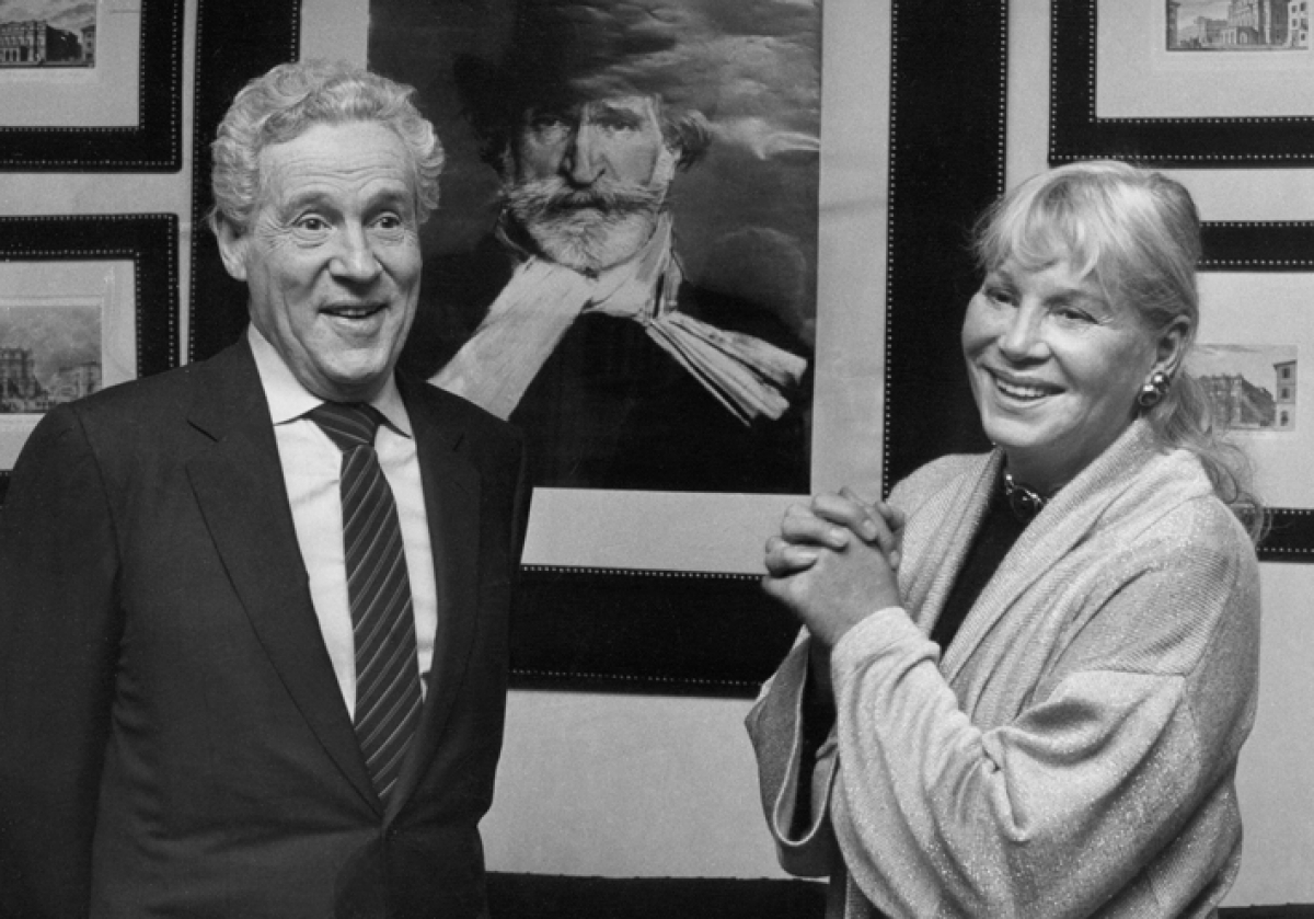 Erland Josephson e Ingrid Thulin, 27.01. 1986