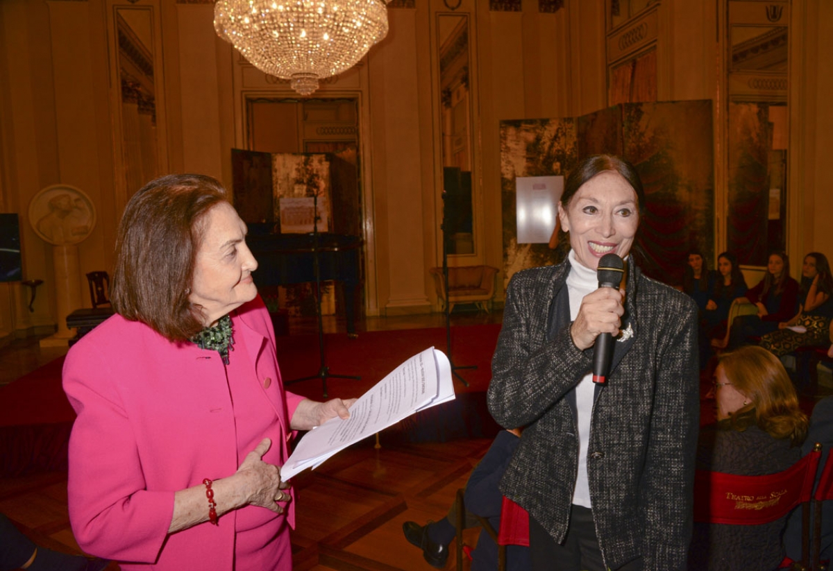 Anna Crespi e Luciana Savignano (foto Gerry Pizzocari)