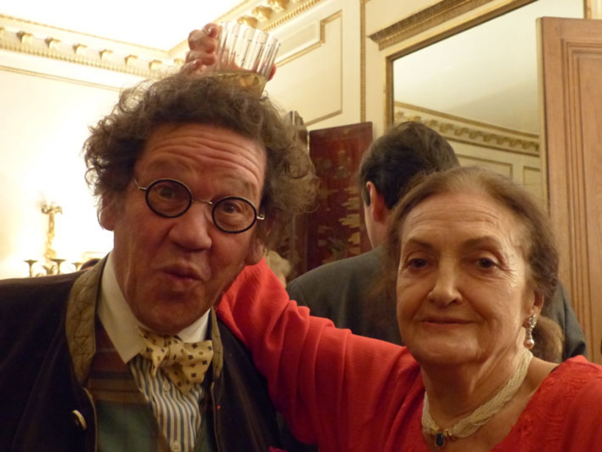 Philippe Daverio e Anna Crespi