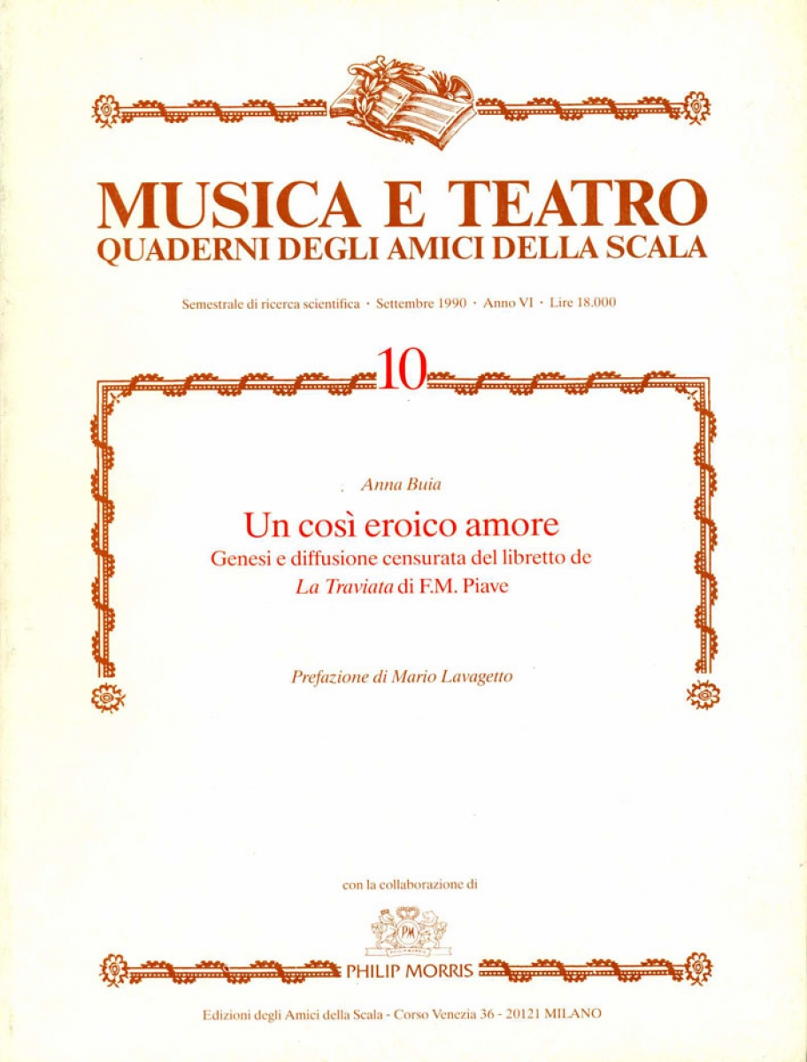 Copertina Musica e Teatro