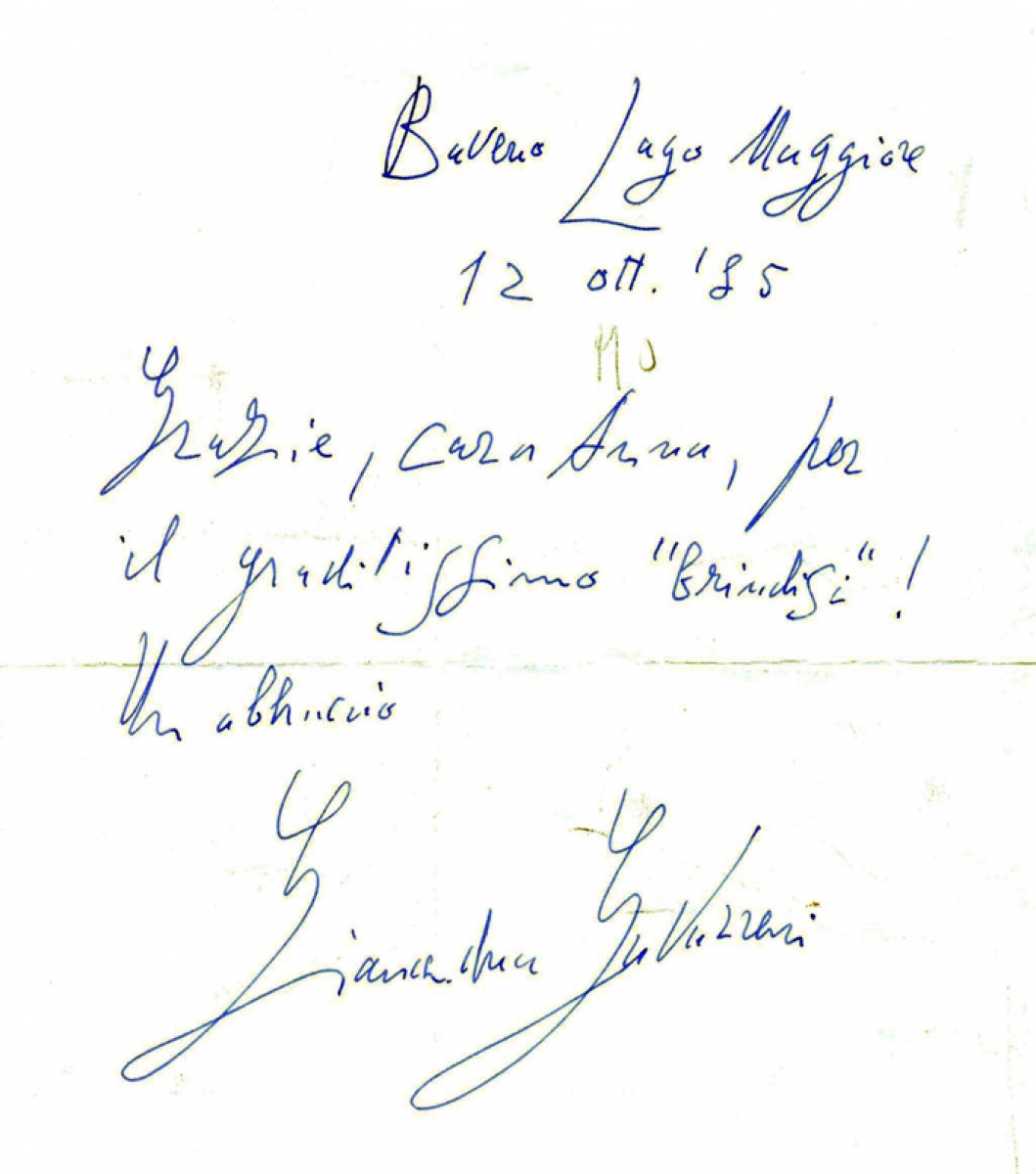 Lettere autografe Gavazzeni