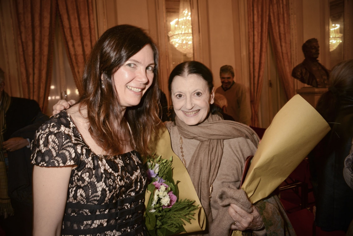 Vittoria Crespi Morbio e Carla Fracci (foto Gerry Pizzocari)