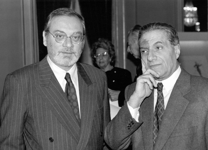 Piero Ostellino e Carlo Castellaneta 08.11.90