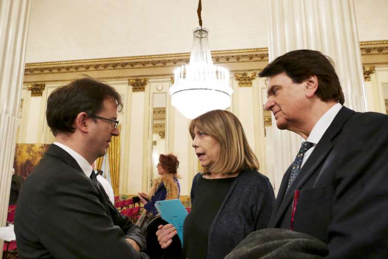 Filippo del Corno, Fabio Vacchi e Lidia Bramani -Ph M.Garelli 